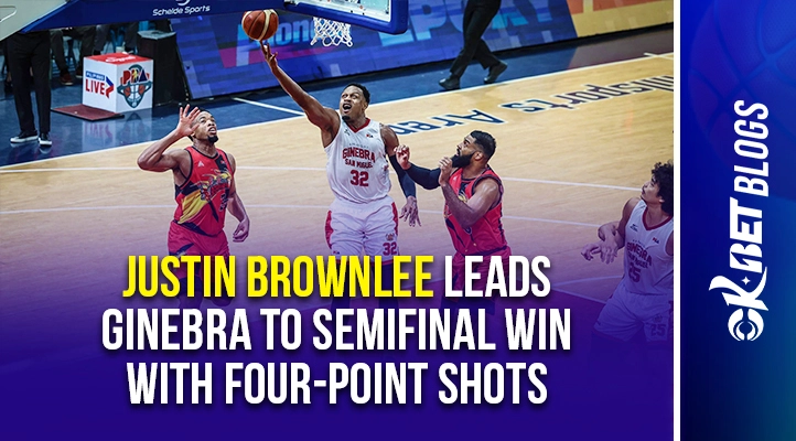 justin brownlee leads ginebra to win with four point shots