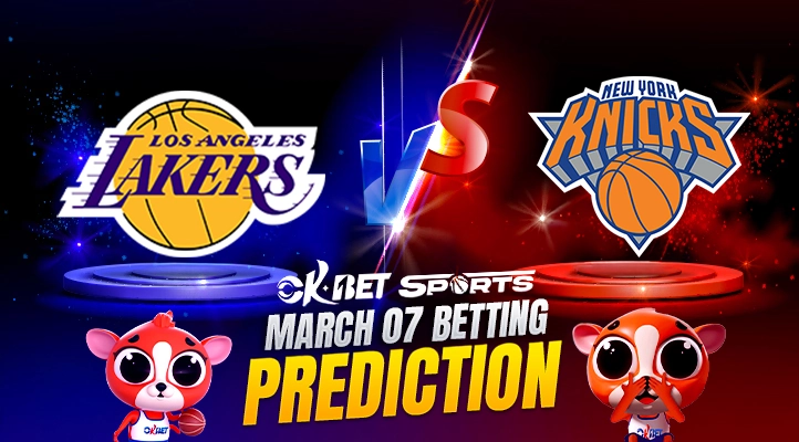 a logo of 2 best nba teams los angeles lakers vs new york knicks